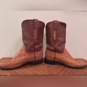 Lucchese 2000 Exotic Ostrich Roper Boot